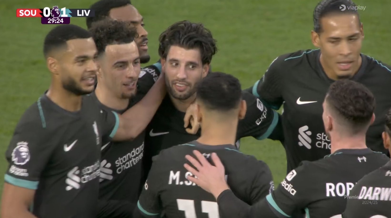 Goal szoboszlai score for Liverpool