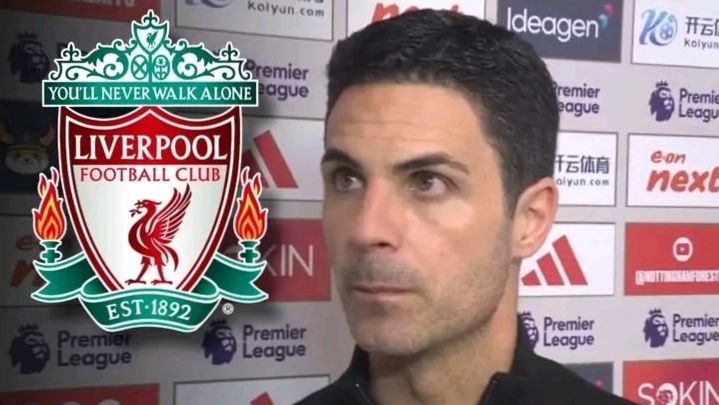 What Mikel Arteta did in Arsenal post-match interview says plenty amid Liverpool title charge